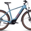 Cube Nuride Hybrid Performance 500 Allroad Metalblue´n´red -Équipement De Vélo Cube CUBE Nuride Hybrid Performance 500 Allroad metalblue n red 632661 1