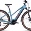 Cube Nuride Hybrid Performance 625 Allroad Lady Metalblue´n´red -Équipement De Vélo Cube CUBE Nuride Hybrid Performance 625 Allroad Lady metalblue n red 632661 Z 1
