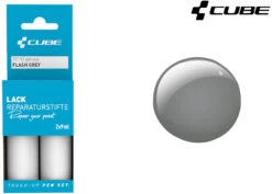 Cube Set De Stylos De Réparation De Peinture FLASH GREY -Équipement De Vélo Cube Cube Lackreparaturstift Set FLASH GREY 2219