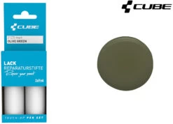 Cube Set De Stylos De Réparation De Peinture OLIVE GREEN -Équipement De Vélo Cube Cube Lackreparaturstift Set OLIVE GREEN 2127