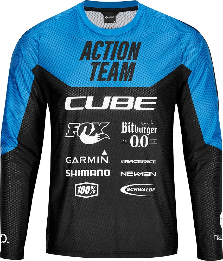 Cube VERTEX X Actionteam Round Neck - MTB Long Sleeve Jersey 3 Cube VERTEX X Actionteam Round Neck - MTB Long Sleeve Jersey