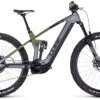 Cube Stereo Hybrid 140 HPC TM 750 Flashgrey´n´olive -Équipement De Vélo Cube Stereo Hybrid 140 HPC TM 750 flashgrey n olive 636203